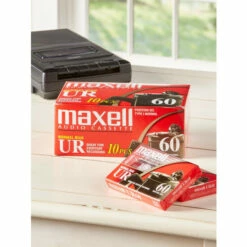 Maxell Blank Cassette Tapes, 10 Pack