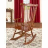 Vermont Country Store Traditional Solid Wood Rocking Chair Black