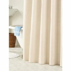 Vermont Country Store Cotton Duck Shower Curtain, In 2 Sizes