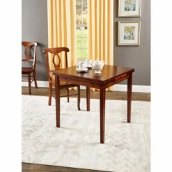 Vermont Country Store Solid Wood Extension Dining Table Walnut