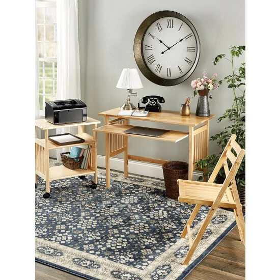 Vermont Country Store Solid Wood Folding Office Desk Natural - Image 2