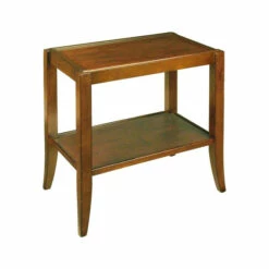 Vermont Country Store Solid Wood Rectangle End Table White