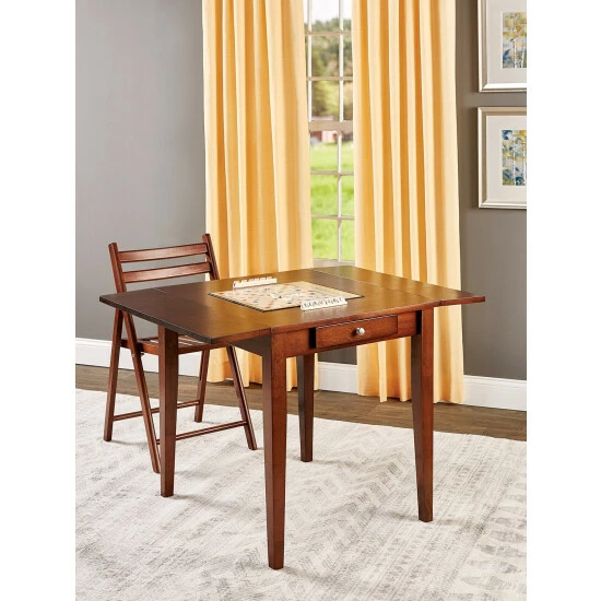 Vermont Country Store Solid Wood Slatted-Back Folding Chair, Set Of 4 Natural - Image 5