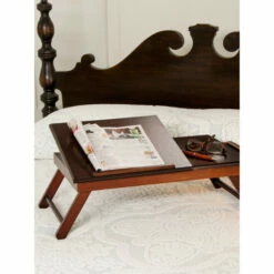 Vermont Country Store Solid Wood Flip-Top Lap Desk