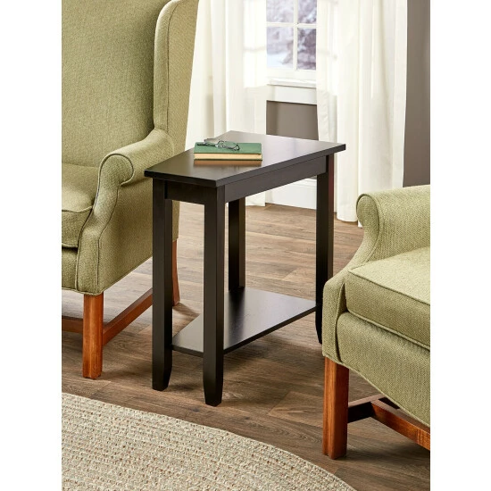 Vermont Country Store Country Casual Solid Wood Side Table Heather Gray - Image 11