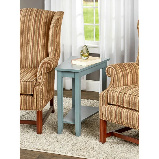 Vermont Country Store Country Casual Solid Wood Side Table Heather Gray - Image 14