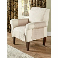 Vermont Country Store Reversible Furniture Protective Cover, In 3 Sizes Denim And Camel