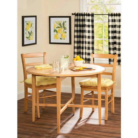 Vermont Country Store Bennington Solid Wood Ladder-Back Chair, Set Of 2 Light Oak - Image 2