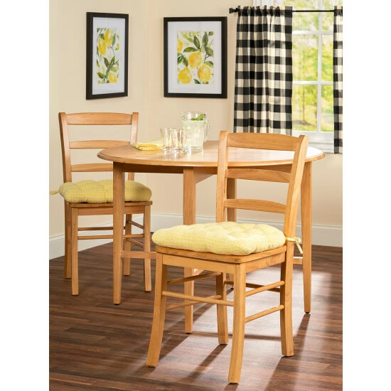 Vermont Country Store Bennington Solid Wood Ladder-Back Chair, Set Of 2 Light Oak - Image 4