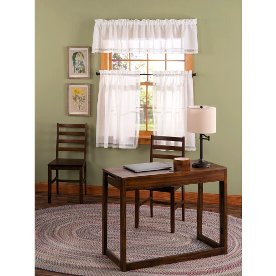 Vermont Country Store Solid Wood Ladderback Chair, Set Of 2 Walnut - Image 5