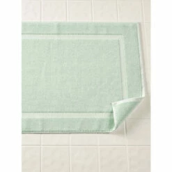 Vermont Country Store Daisy Floral Portuguese Cotton Percale Sheet Set Blue