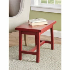 Vermont Country Store Solid Wood Multipurpose Bench Walnut