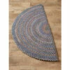 Vermont Country Store Northshire Multicolor Braided Wool Hearth Rug Blue Multi