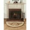 Vermont Country Store Persian-Style Half-Round Hearth Rug Coffee