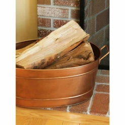 Vermont Country Store Copper-Plated Storage Tub