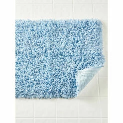 Vermont Country Store Chunky Loop Cotton Bath Rug White