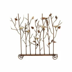 Vermont Country Store Bronze Birds Fireplace Screen