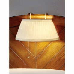 Vermont Country Store Headboard Reading Lamp Ivory