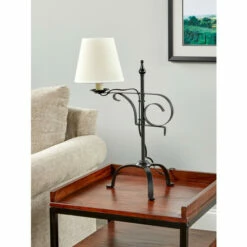 Vermont Country Store Wrought-Iron Adjustable Lamp, In 2 Sizes