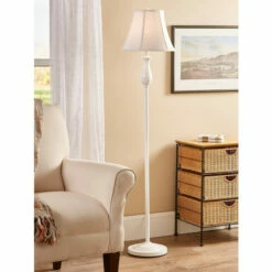 Vermont Country Store Homestead Touch Floor Lamp White
