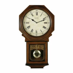 Vermont Country Store Woodbridge Triple-Chime Pendulum Wall Clock