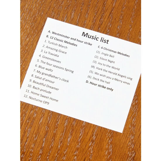 Vermont Country Store Barrington Chiming Wall Clock - Image 3