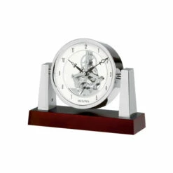 Vermont Country Store Metropolitan Skeleton-Gear Table/Desk Clock