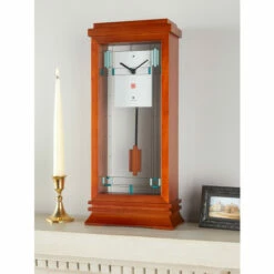 Vermont Country Store Easton Prairie Pendulum Mantel Clock