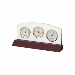 Vermont Country Store Corner Office Weather Center Desk Clock