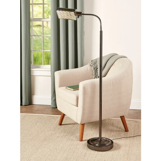 Vermont Country Store Cordless LED Floor Lamp Nickel - Image 2