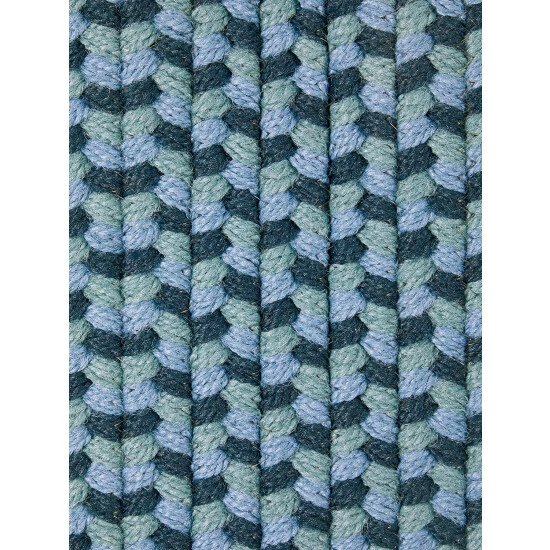 Vermont Country Store Mount Mansfield Indoor/Outdoor Multicolor Braided Basket Blue Multi - Image 2