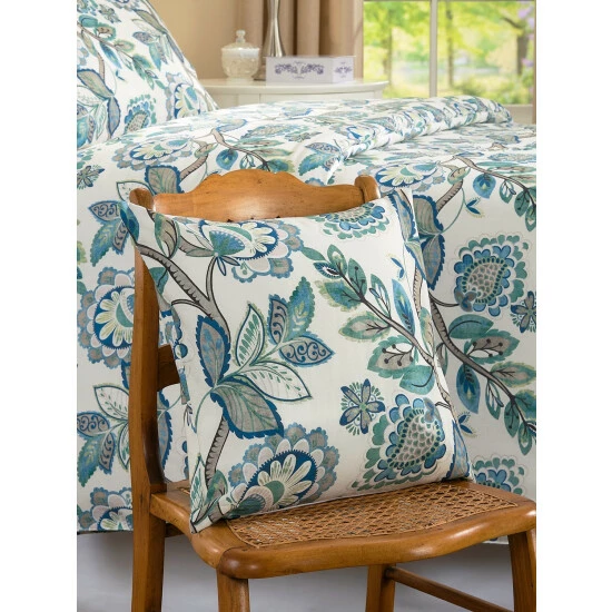 Vermont Country Store Somerset Garden Throw Pillow Red - Image 6