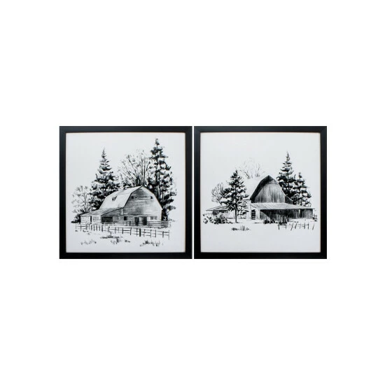 Vermont Country Store Vermont Homestead Art Print, Set Of 2 - Image 2