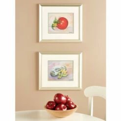 Vermont Country Store Tomato And Zucchini Framed Art Prints By Donnel Barnum, 2 Prints
