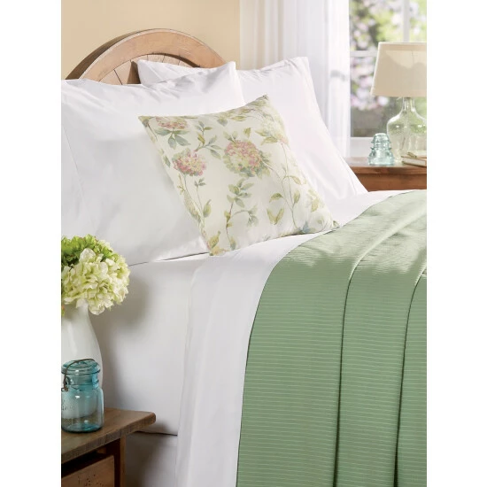 Vermont Country Store Whispering Hydrangea Throw Pillow Pink - Image 5