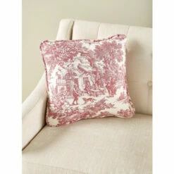 Vermont Country Store Essex Toile Throw Pillow