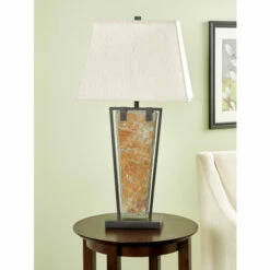 Vermont Country Store Slate Valley Oil-Rubbed Bronze Table Lamp