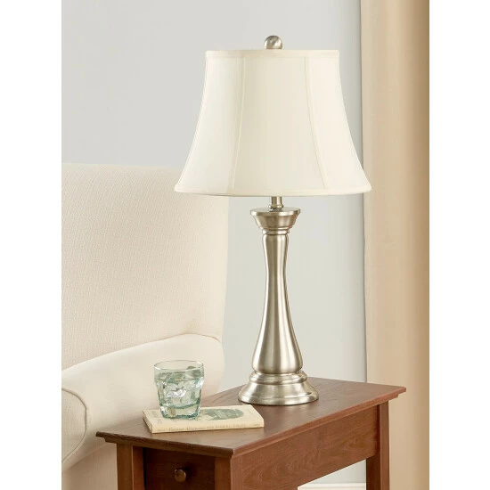 Vermont Country Store Windsor Table Touch Lamp Brushed Steel - Image 3