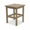 Vermont Country Store All-Weather Side Table Light Brown