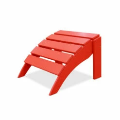 Vermont Country Store All-Weather Wide Adirondack Ottoman Forest Green