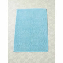 Vermont Country Store Super-Soft Heavyweight Cotton Bath Mat Light Blue
