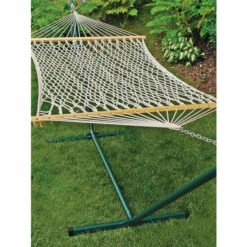 Vermont Country Store Woven Cotton Rope Hammock