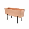 Vermont Country Store Copper Flower Box With Folding Stand
