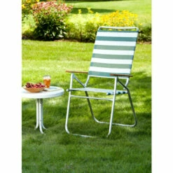 Vermont Country Store Easy In-and-Out Lawn Chair White