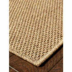 Vermont Country Store Breezy Point Faux Seagrass Indoor/Outdoor Rug Brown