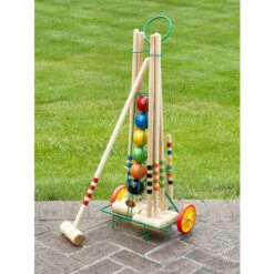 Kettler Six Player Croquet Set With Trolley