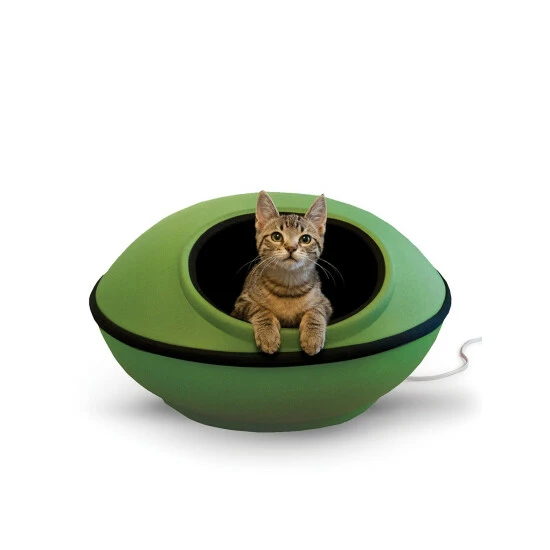 Vermont Country Store Sweet Dreams Heated Pet Sleeping Pod Tan - Image 2