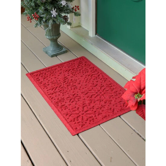 Water Hog Snowflake Waterhog Doormat Blue - Image 2