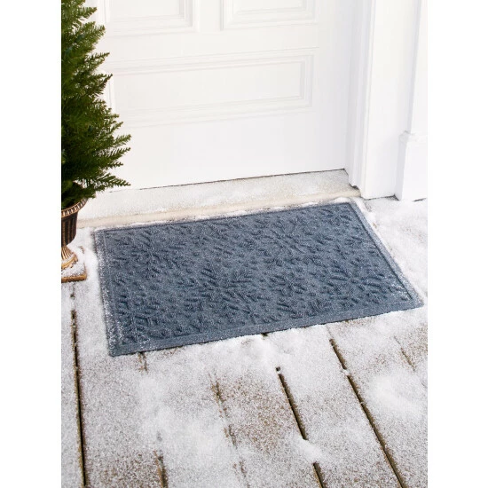 Water Hog Snowflake Waterhog Doormat Blue - Image 5