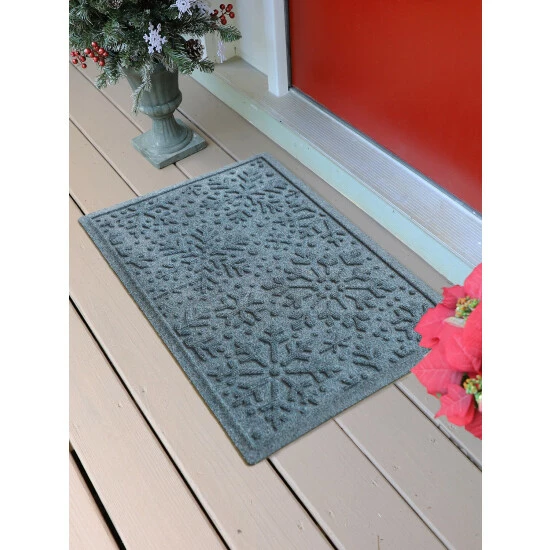 Water Hog Snowflake Waterhog Doormat Blue - Image 7